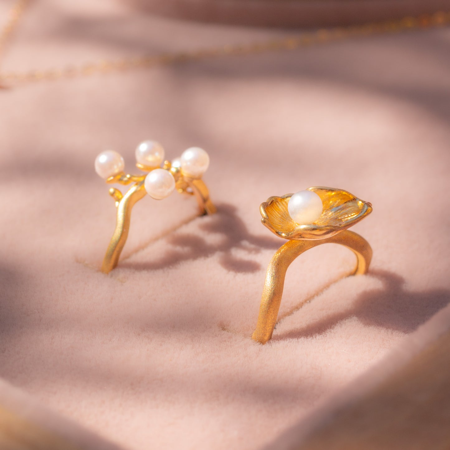 Blütenperle Ring