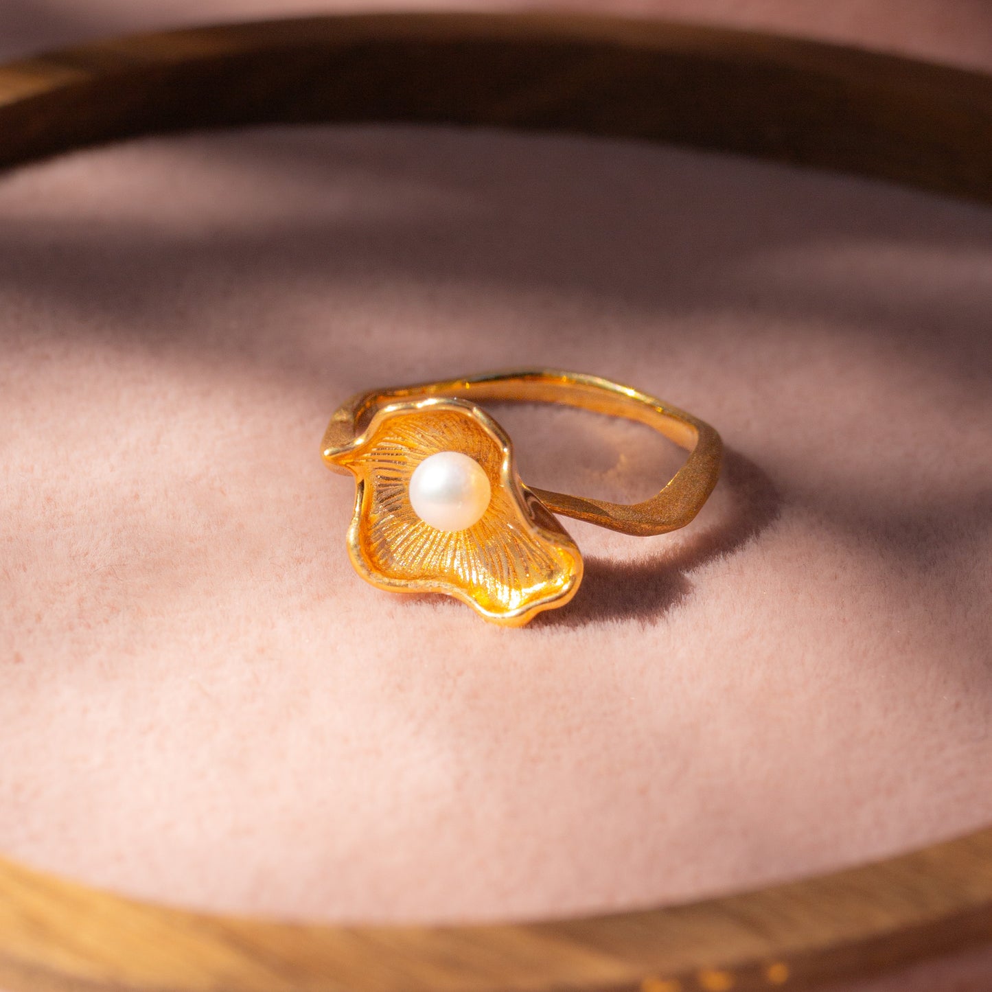 Blütenperle Ring